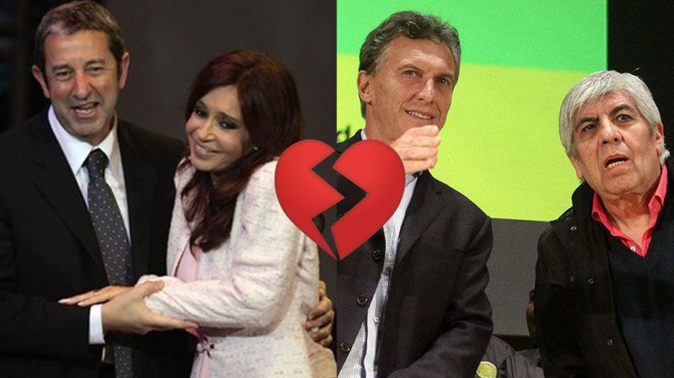 Macri , Moyano, Cristina , Cobos 09122018