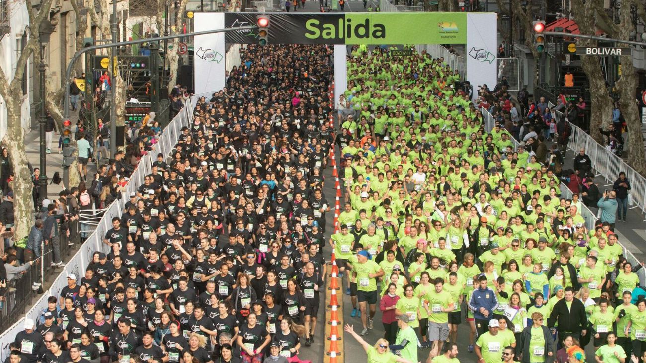 Unos seis mil corredores participaron del certamen, con el fin de concientizar sobre la separación de residuos.