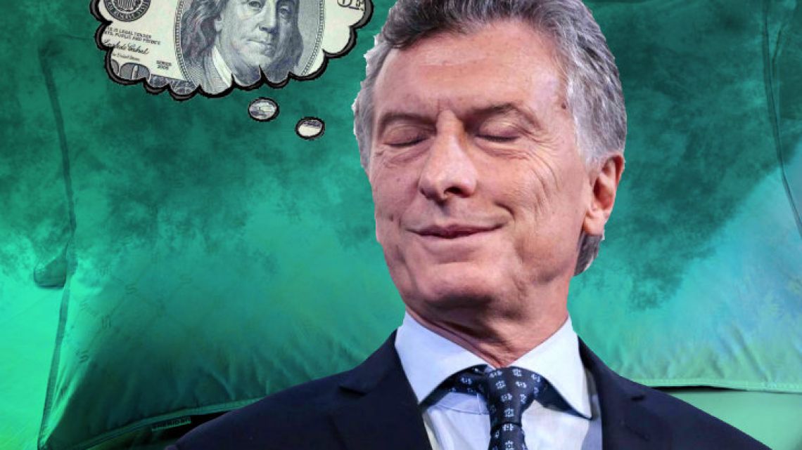 Macri dreaming about a better future.