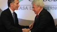 Macri y De la Sota en un acto en Córdoba en 2012.
