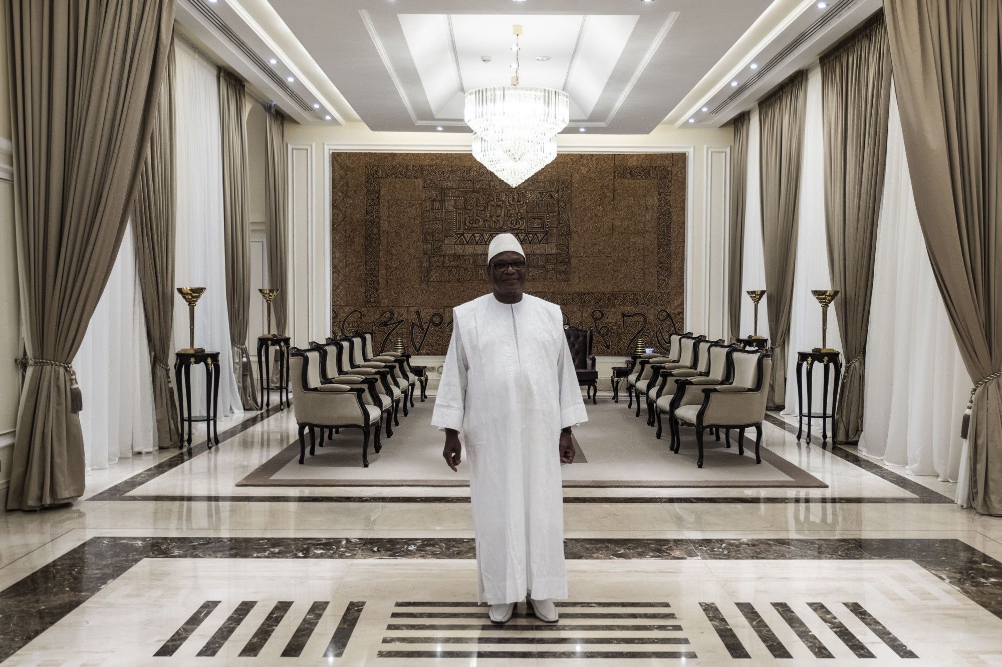 Mali's President Ibrahim Boubacar Keita 