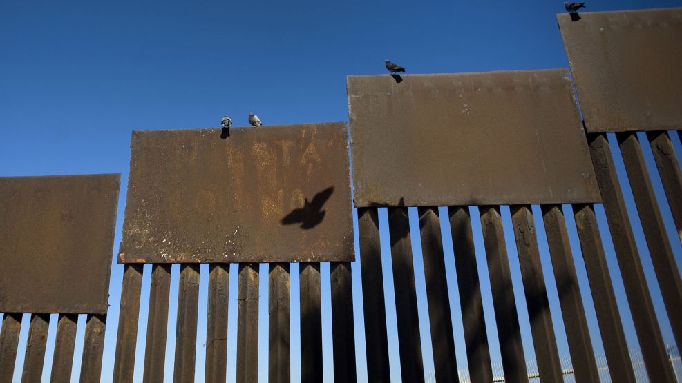 Views Of The Existing U.S.-Mexico Border Wall And San Ysidro Port of Entry As Trump Advances Immigration Crackdown