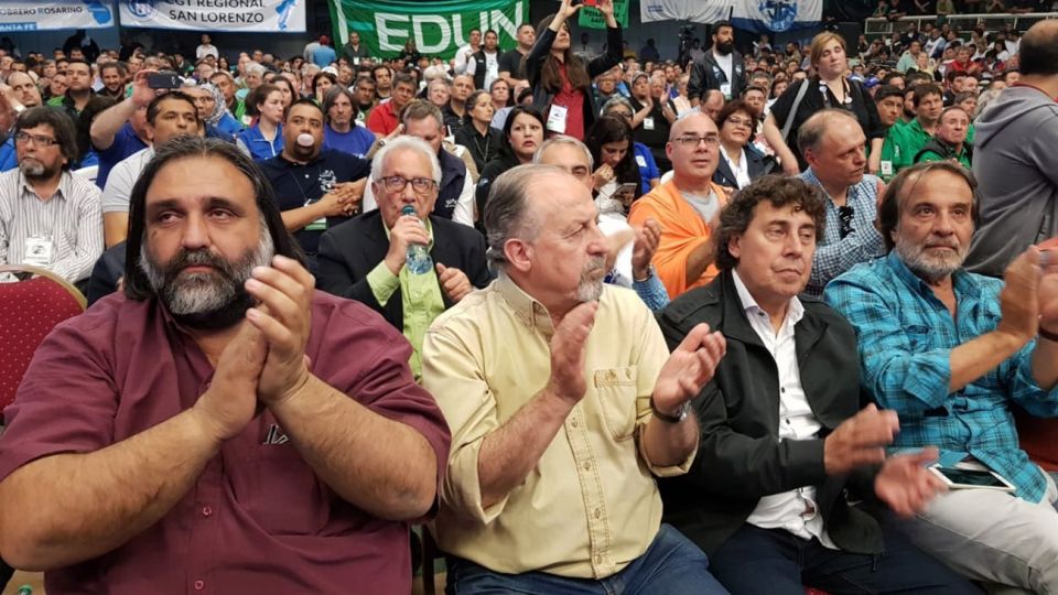 Los gremios que se adhieren al paro del martes 25.