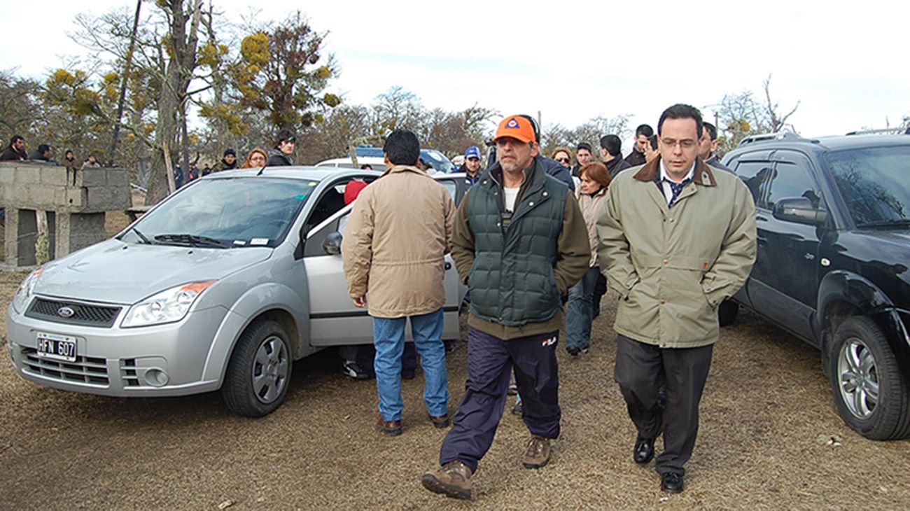 El día que desapareció unas 300 personas ingresaron al camping para ayudar con la búsqueda. 