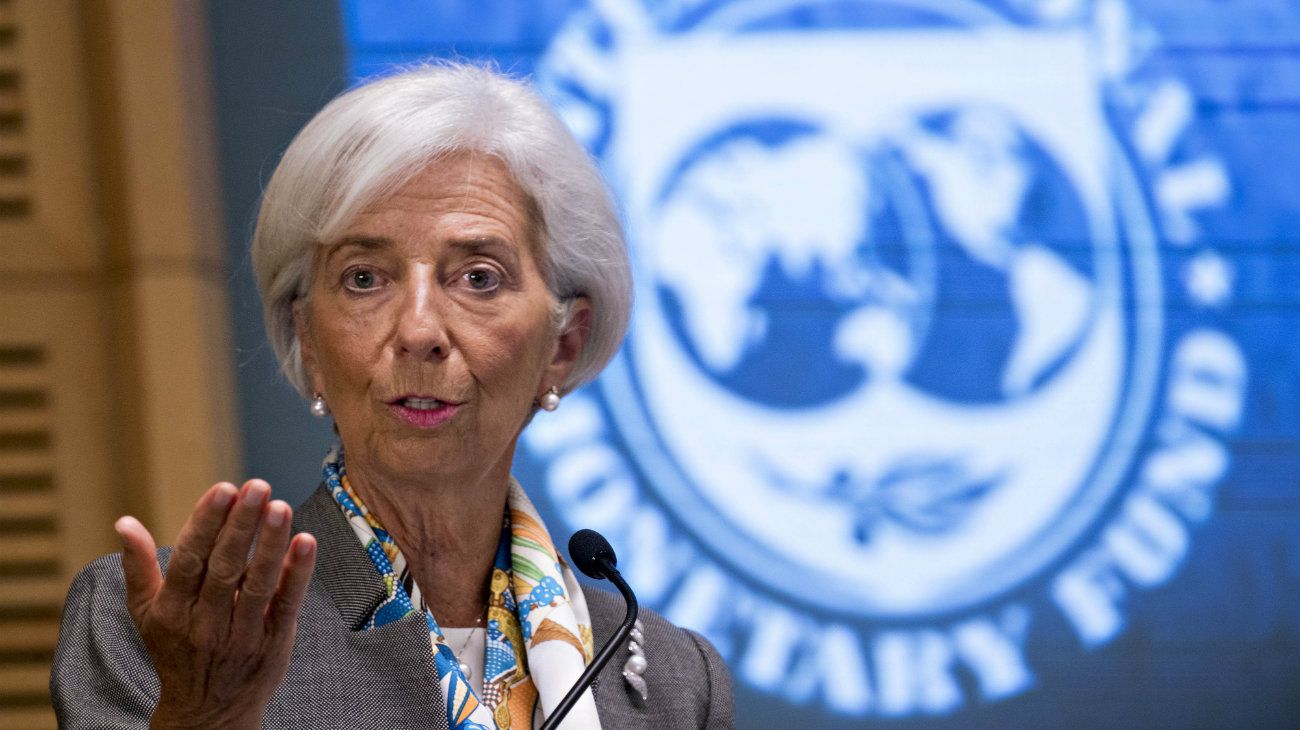 La titular del Fondo Monetario Internacional, Christine Lagarde.