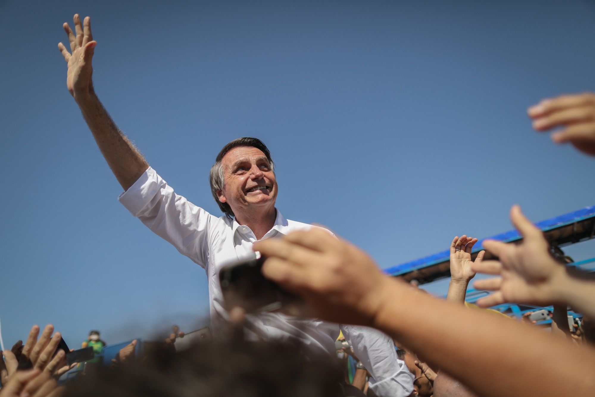 Presidential Candidate Jair Bolsonaro Holds Campaign Rally 