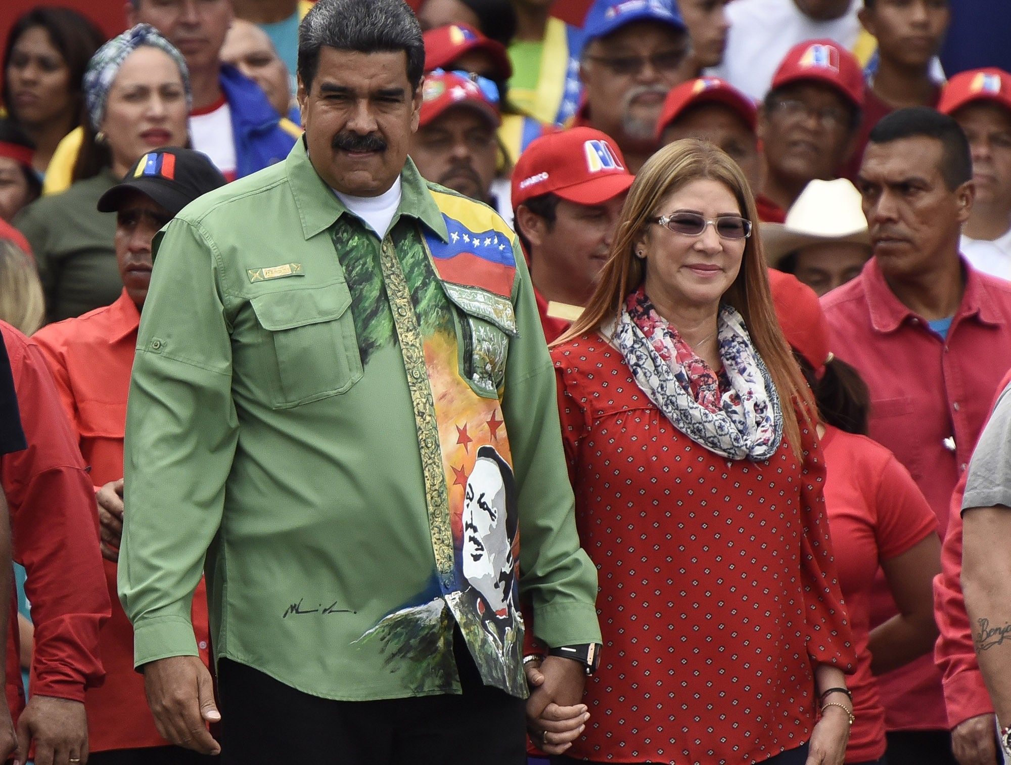 Maduro Cilia Adela Flores Wife