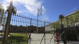 La Casa Rosada estuvo semivacía en la jornada del paro nacional