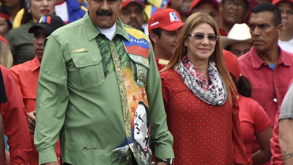 Maduro Cilia Adela Flores Wife