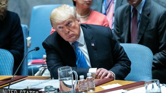 El presidente de los Estados Unidos, Donald Trump.