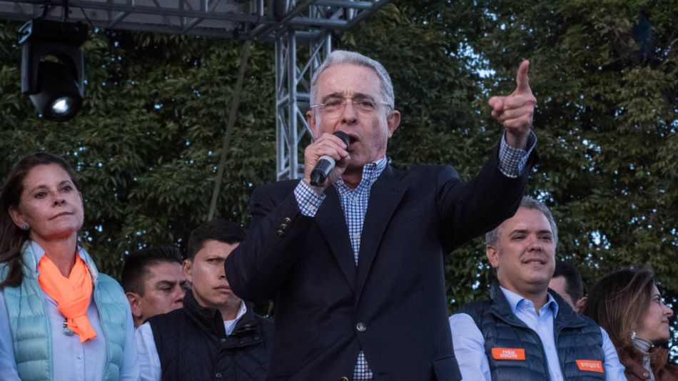 Álvaro Uribe, expresidente de Colombia.20180926