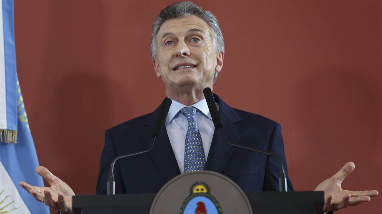 El presidente Mauricio Macri en Casa Rosada