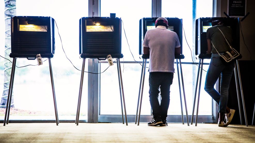 Voters Cast Ballots In The Florida Primary Election