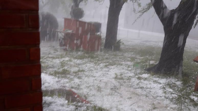 Granizo en Bragado