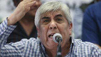 Hugo Moyano, sindicalista.