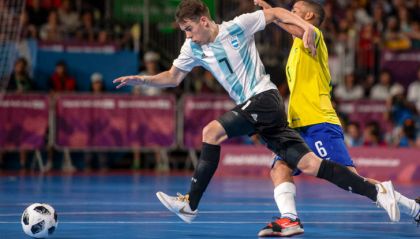 argentina brasil futsal juegos juventud telam