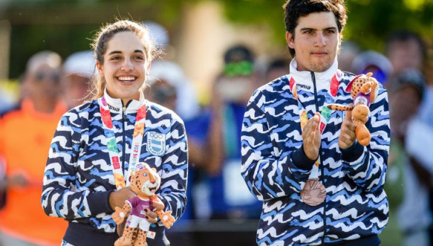 anacona fernandez golf bronce juegos juventud telam