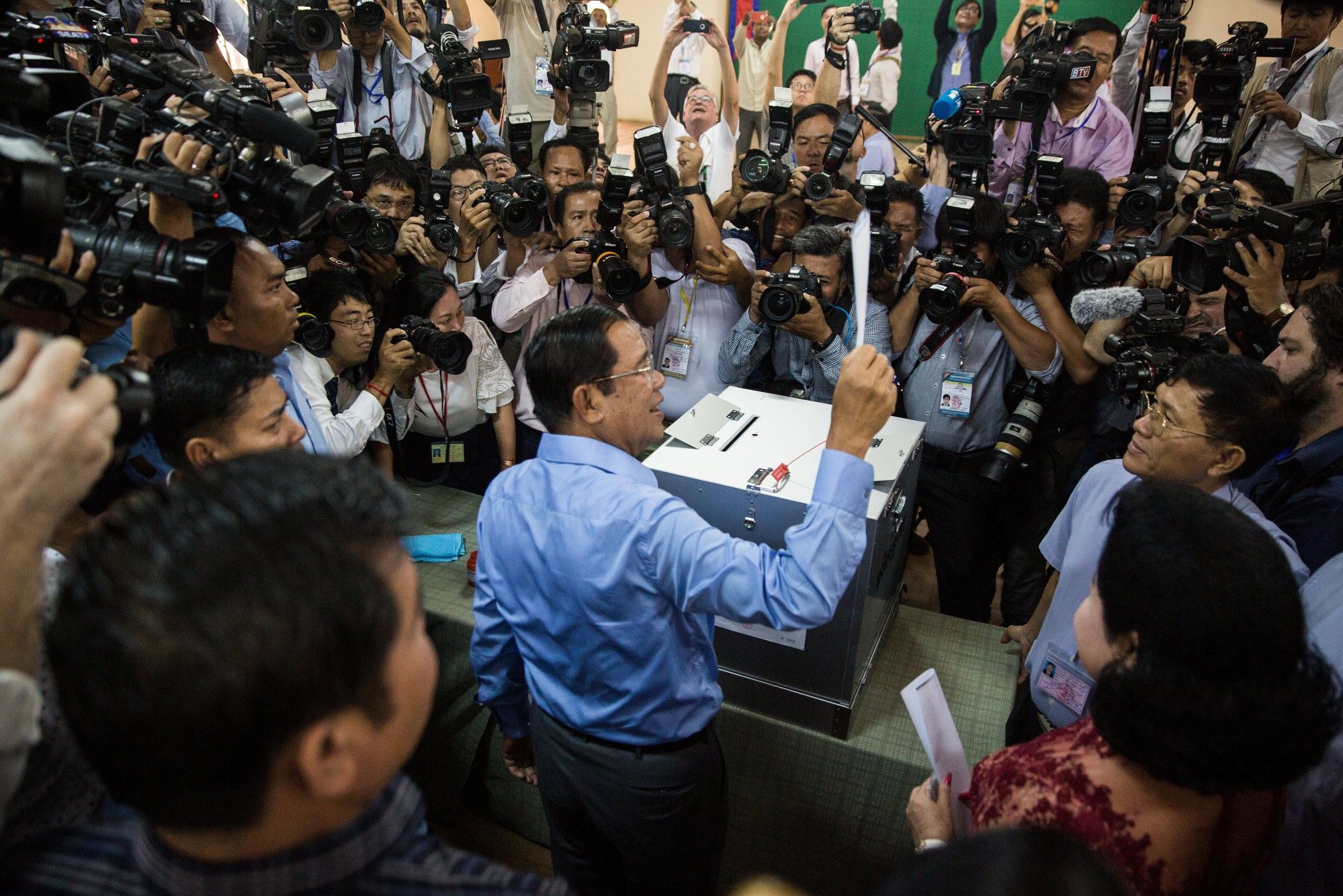 Cambodians Head To The Polls For General Election