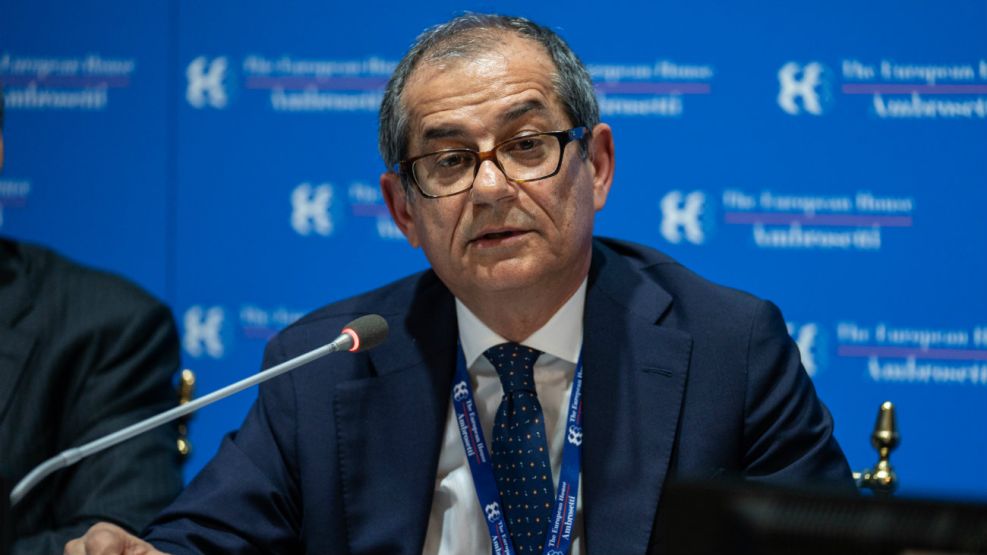 Giovanni Tria, ministro de Economía y Finanzas de Italia.20181002