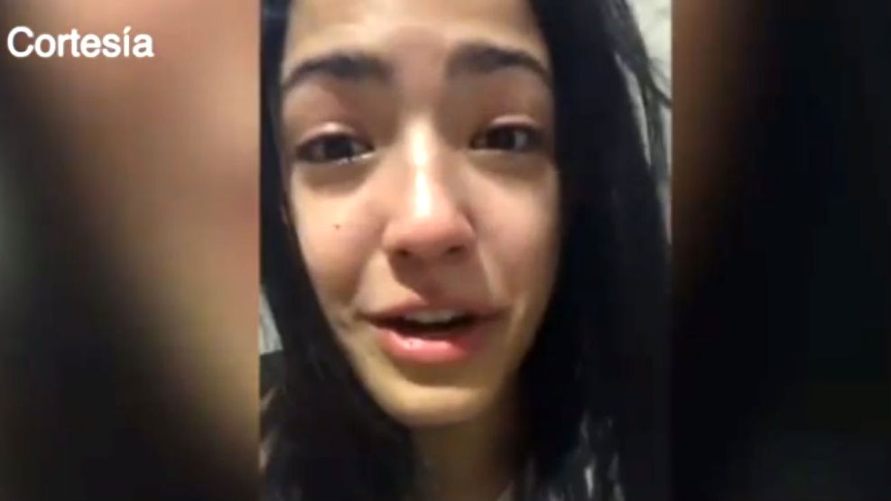 Una de las jóvenes venezolanas que denunció la agresión racista en Palermo.