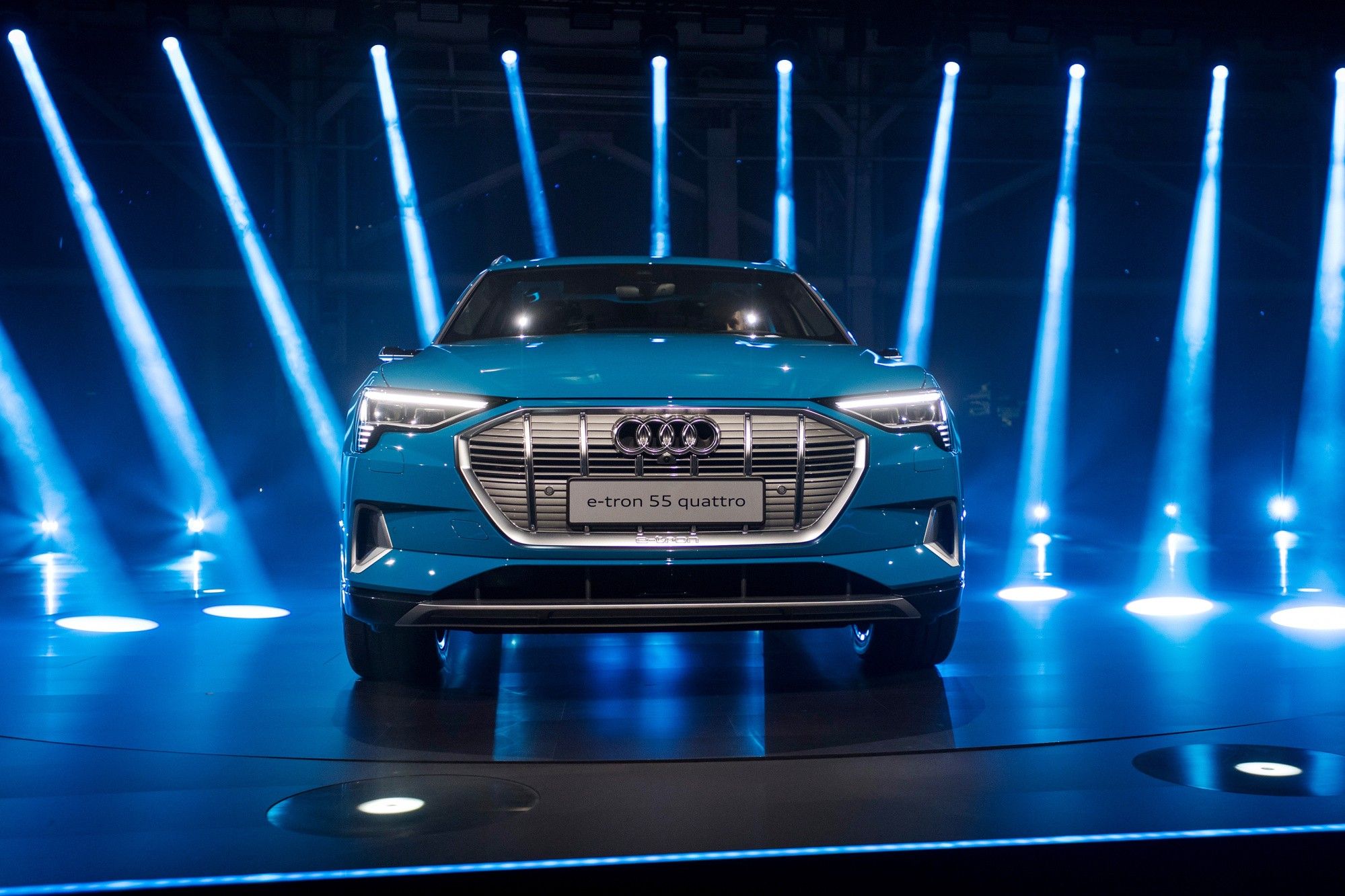 Inside The Audi E-Tron Electric SUV Unveiling Event 