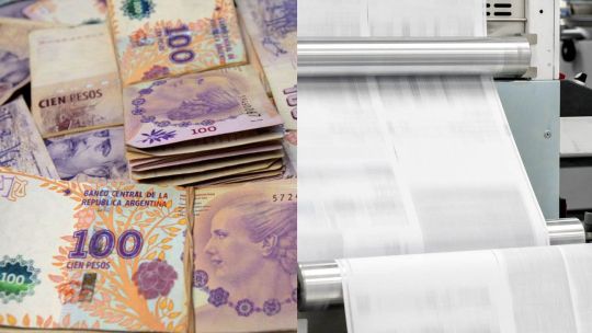 El dinero y la prensa son una promesa impresa en papel.