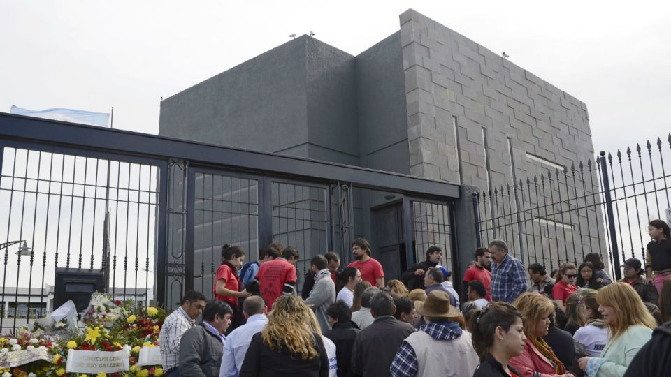 El imponente mausoleo de Néstor Kirchner en Río Gallegos.