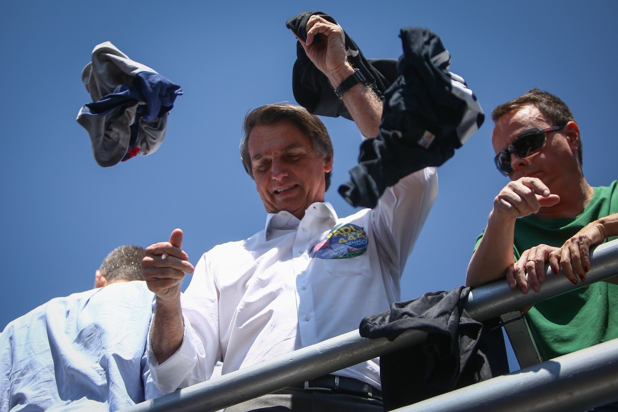 Presidential Candidate Jair Bolsonaro Holds Campaign Rally 