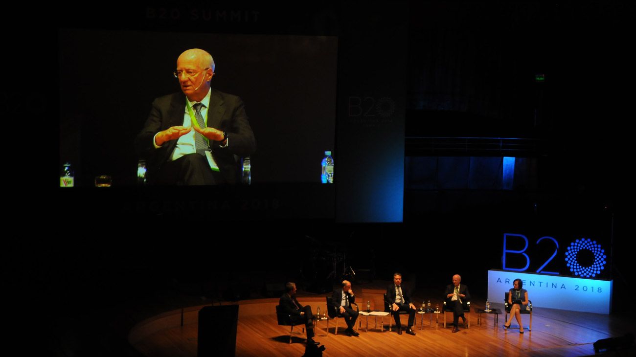 La última actividad de Paolo Rocca antes de ir a declarar.