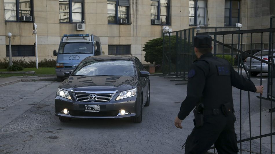 Rocca, en su retirada de Comodoro Py.