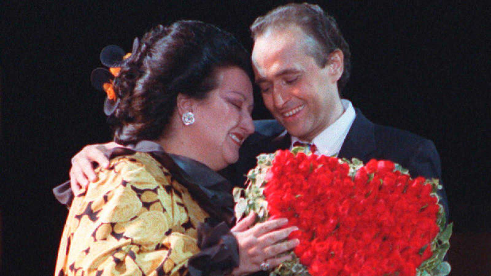 Montserrat Caballé y José Carreras.