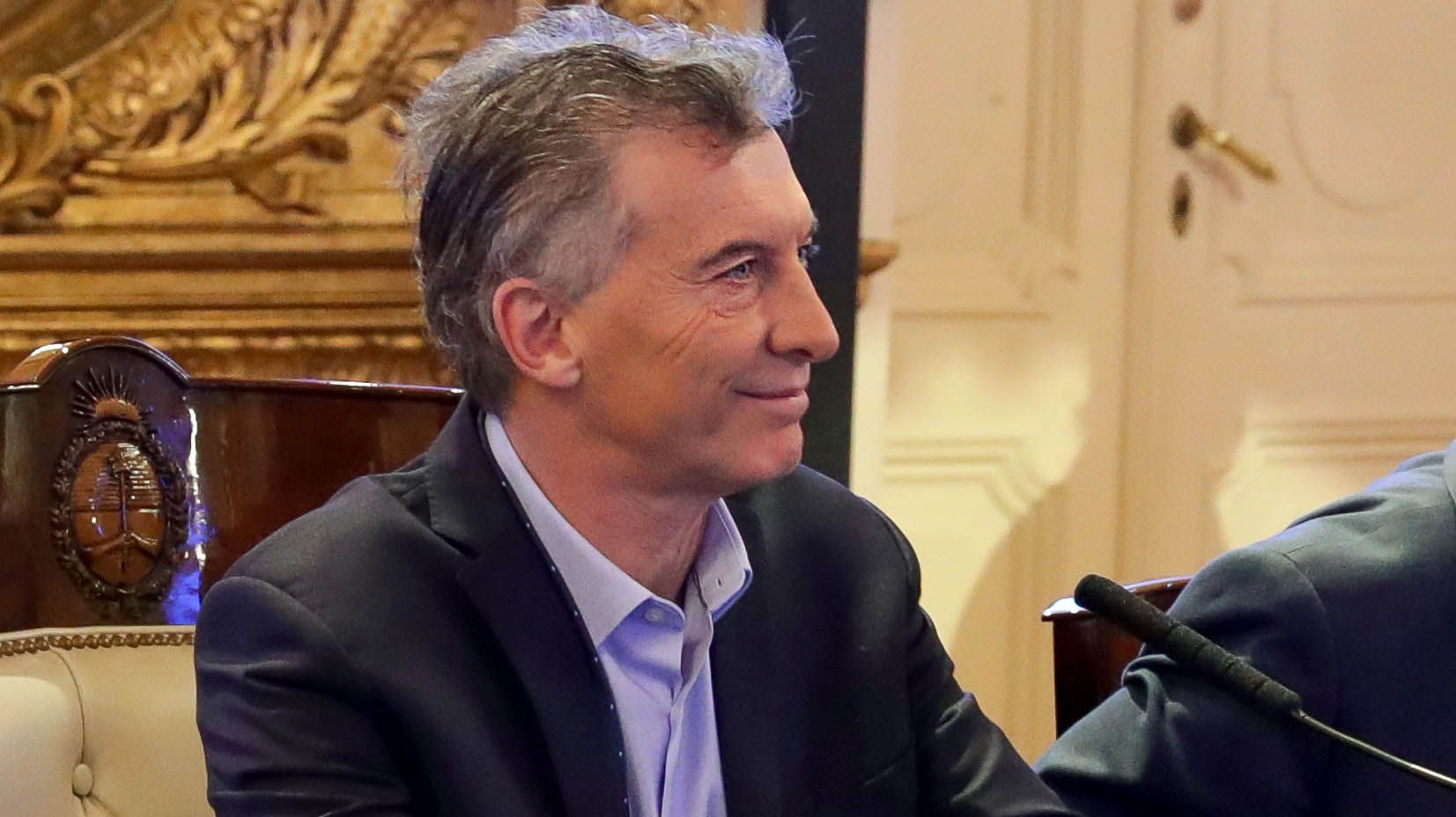 Mauricio macri en casa rosada