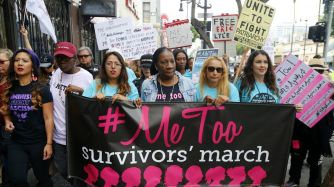 Las marchas de MeToo avanzaron en Estados Unidos.