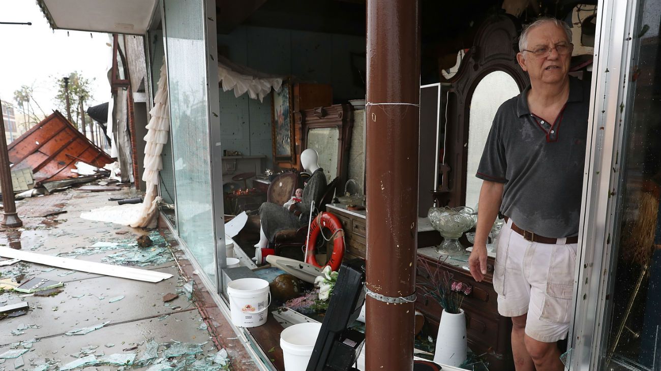 El huracán Michael tocó tierra y causó destrozos en Florida.