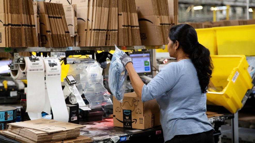 Operations At An Amazon.com Inc. Fulfillment Center During the ICON Conference 