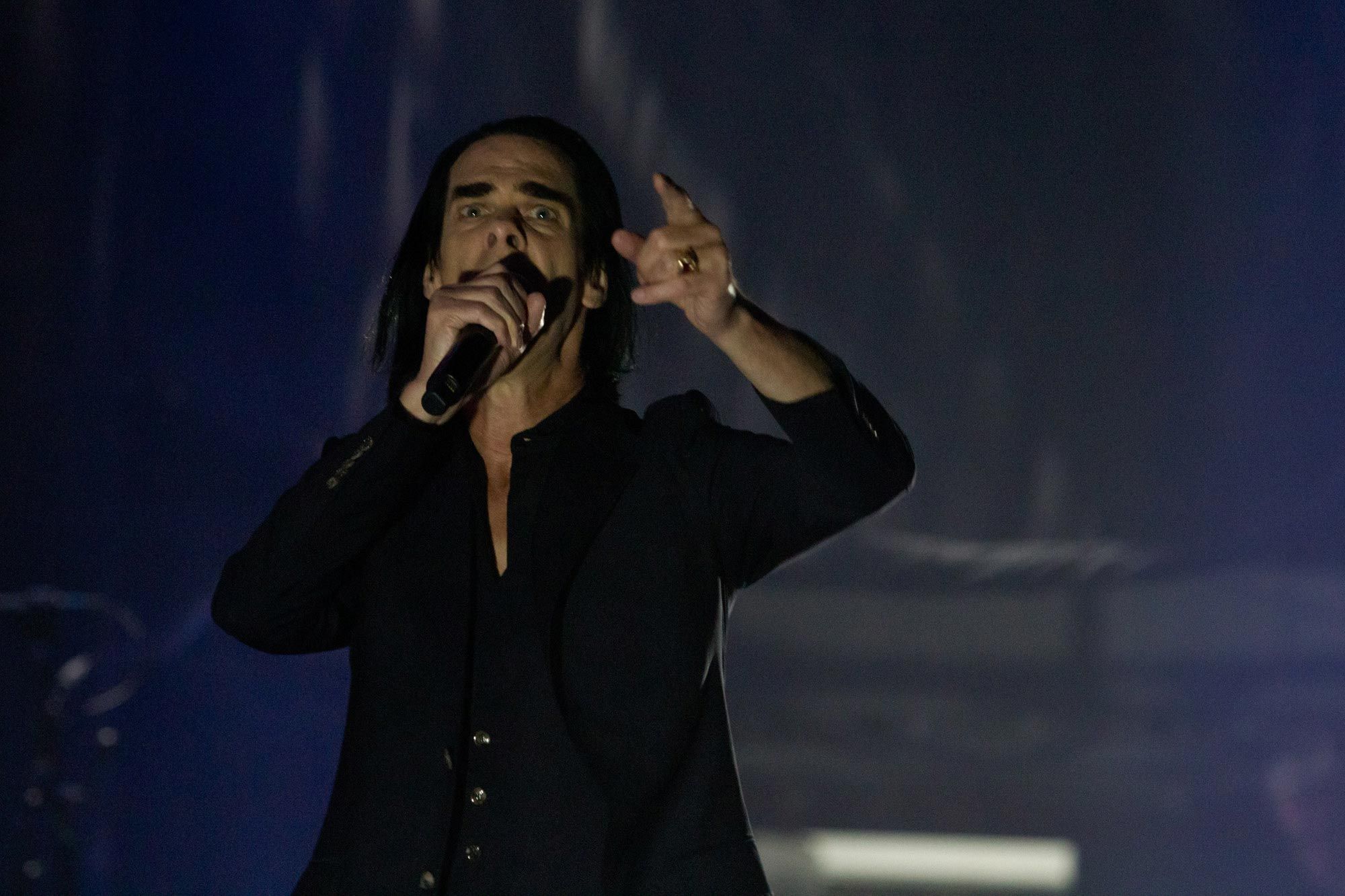 El show de Nick Cave en el Estadio Malvinas Argentinas.