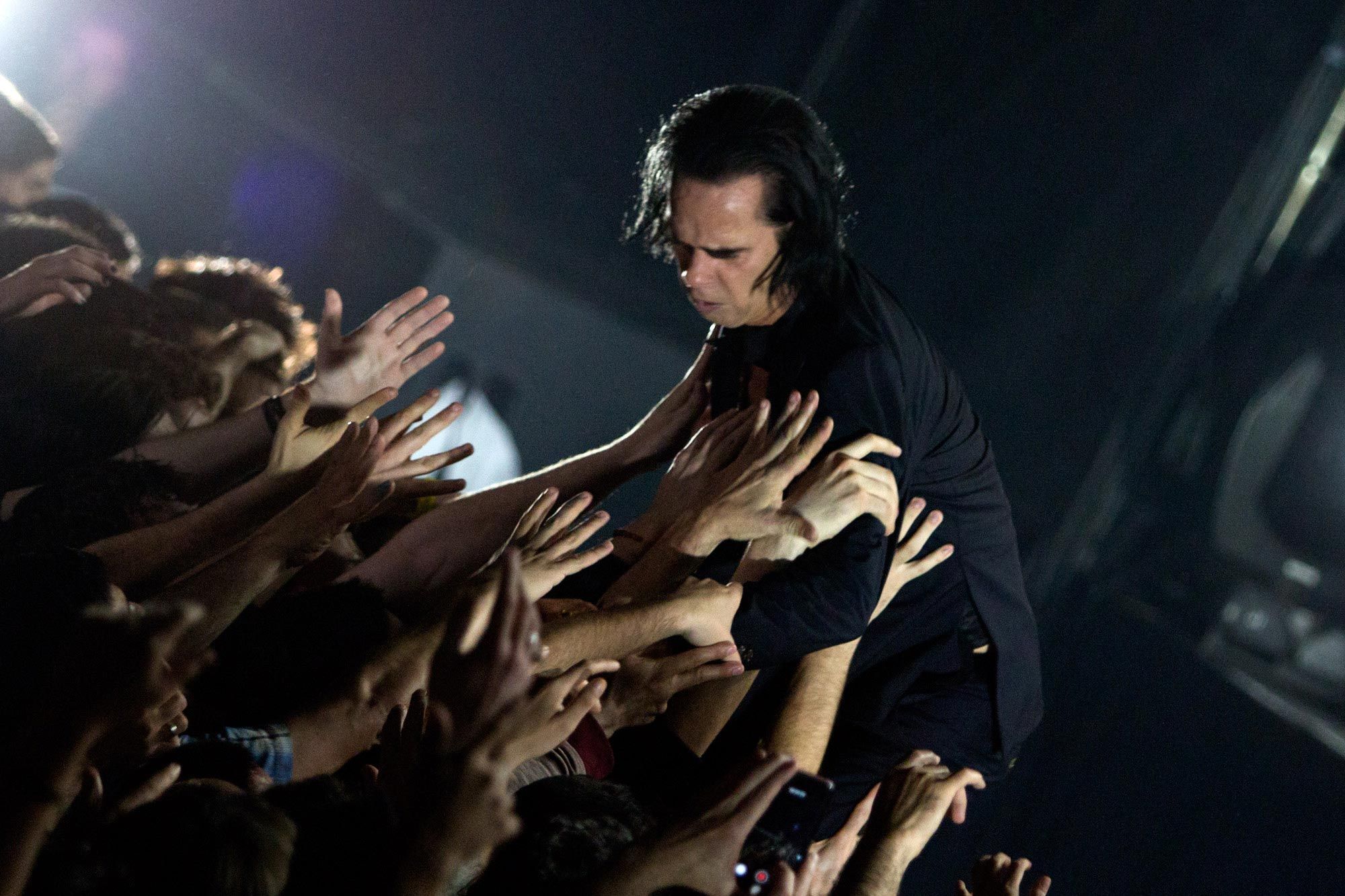 El show de Nick Cave en el Estadio Malvinas Argentinas.