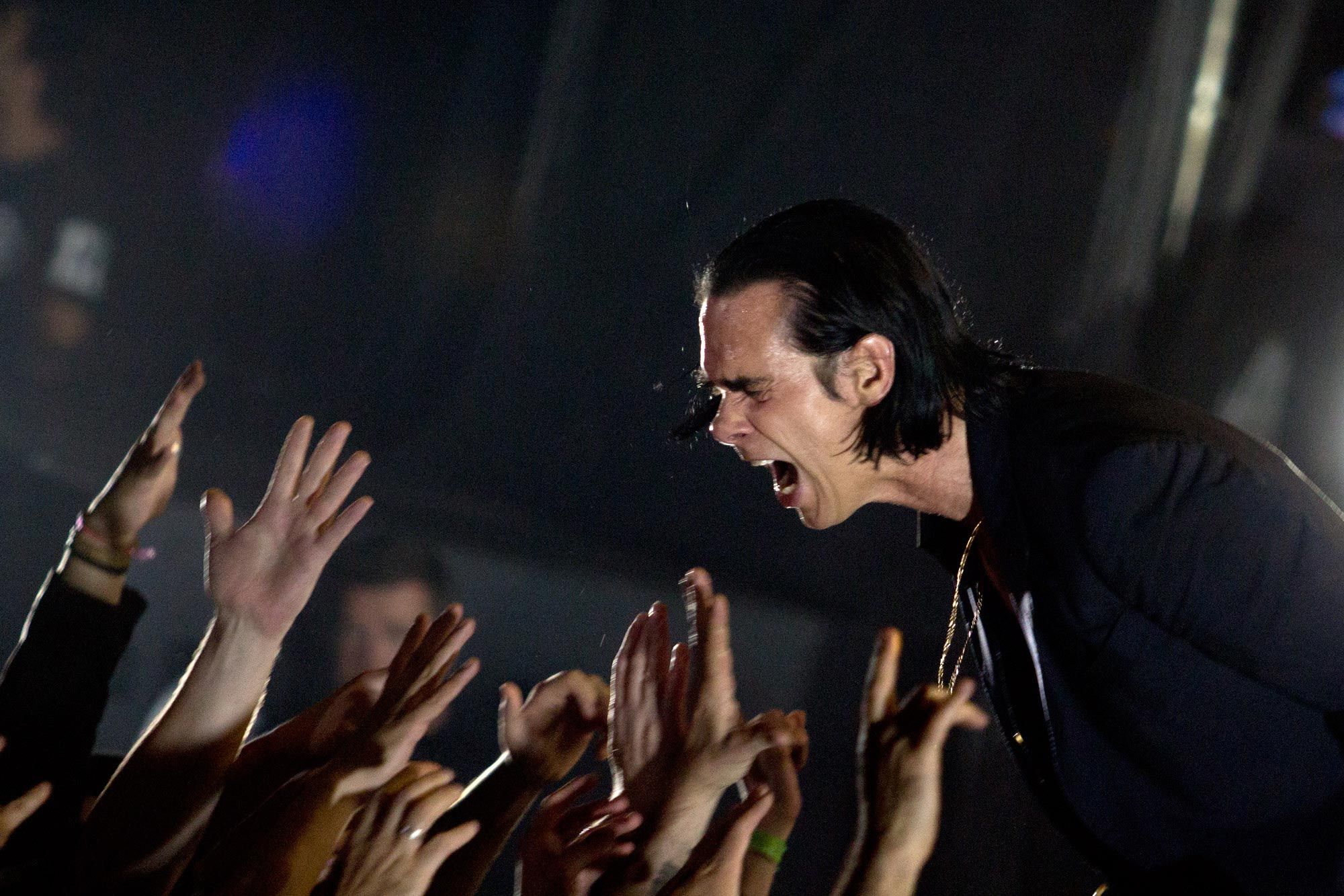 El show de Nick Cave en el Estadio Malvinas Argentinas.