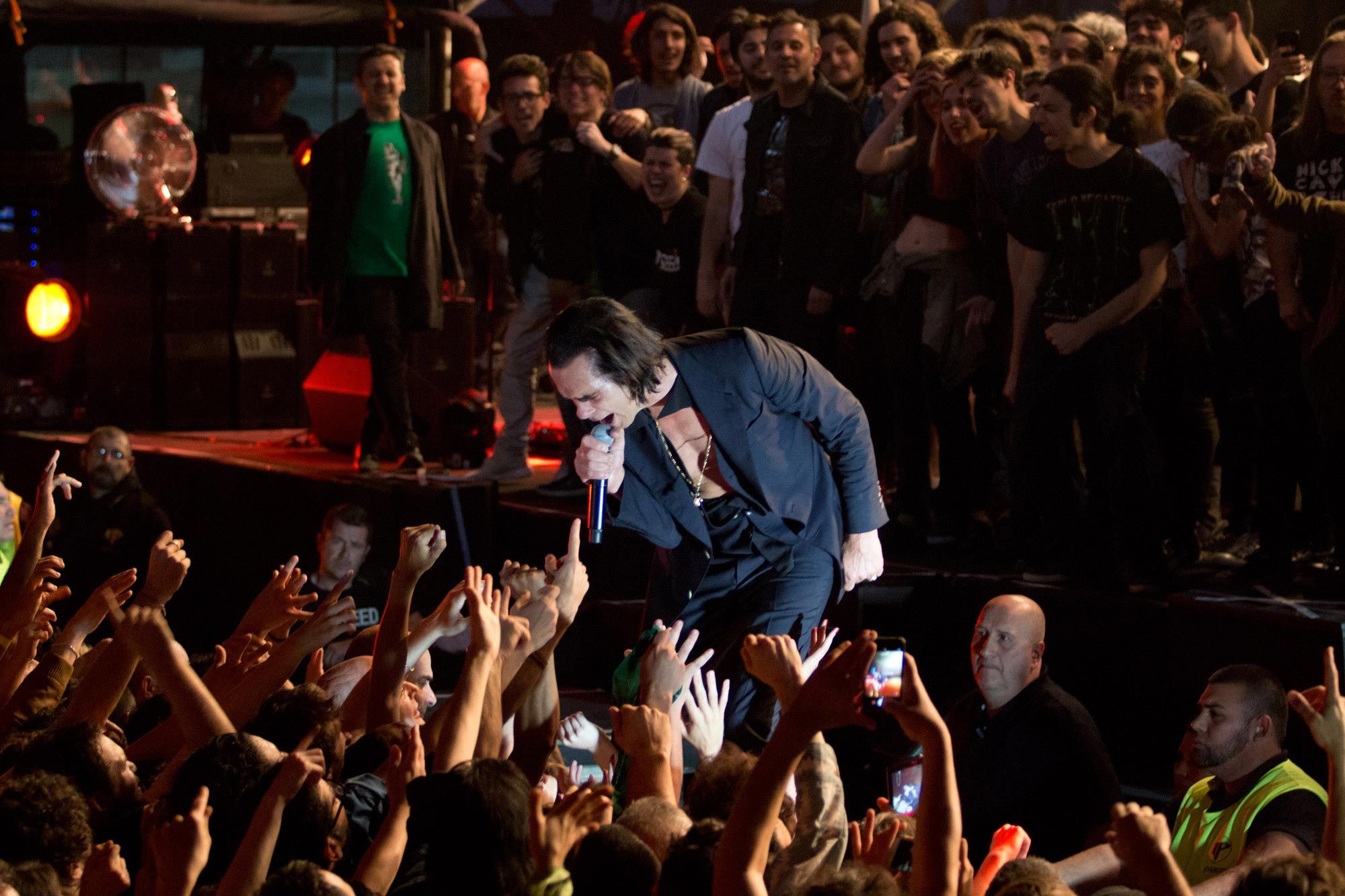 El show de Nick Cave en el Estadio Malvinas Argentinas.