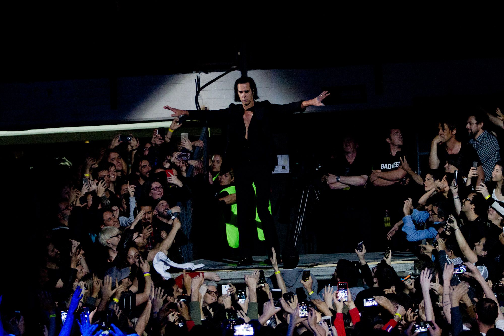 El show de Nick Cave en el Estadio Malvinas Argentinas.