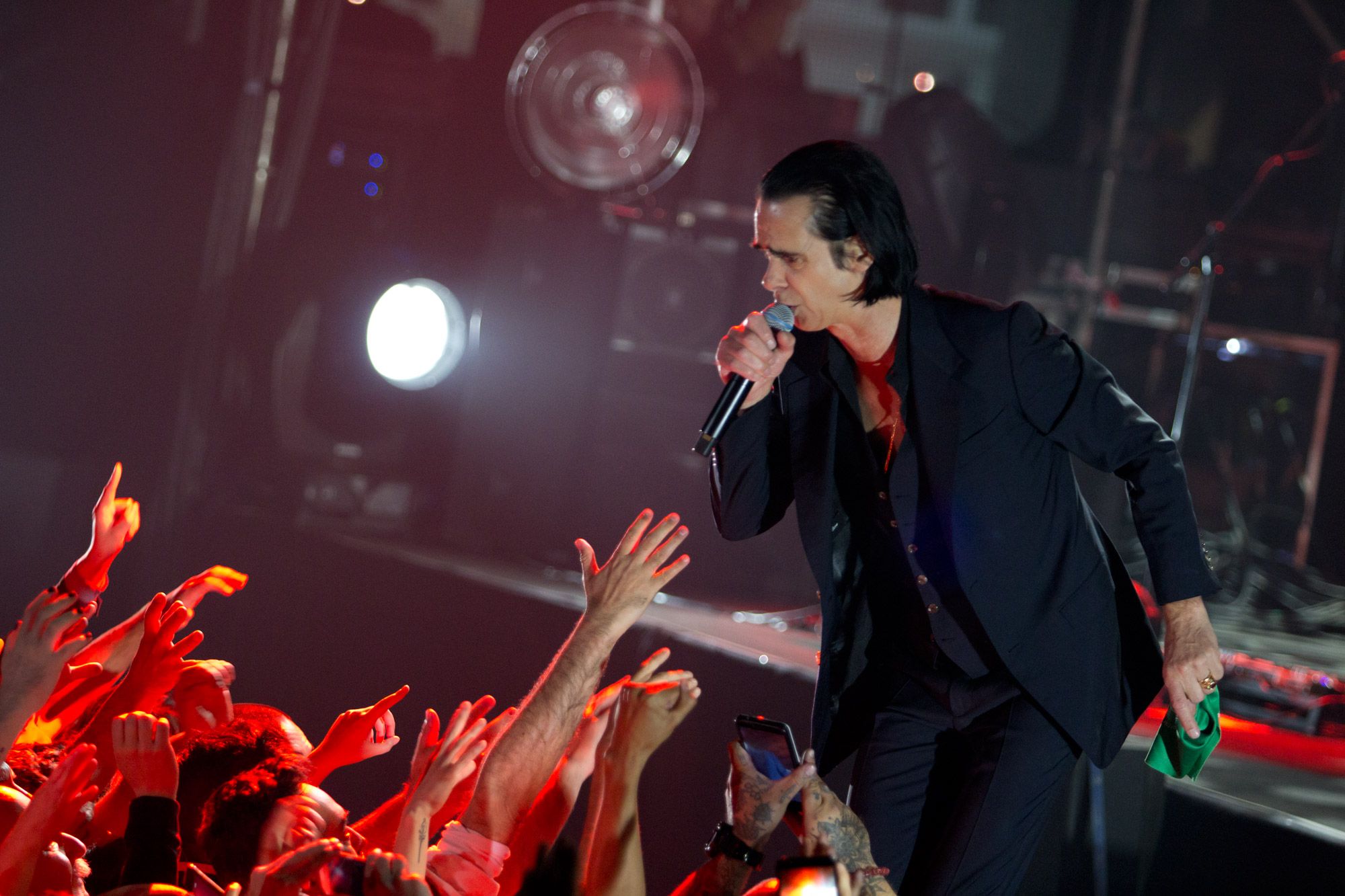 El show de Nick Cave en el Estadio Malvinas Argentinas.