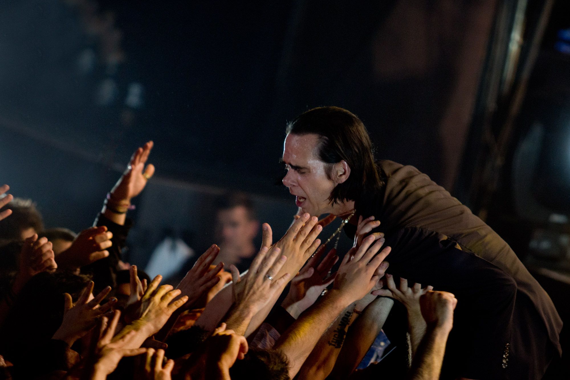 El show de Nick Cave en el Estadio Malvinas Argentinas.