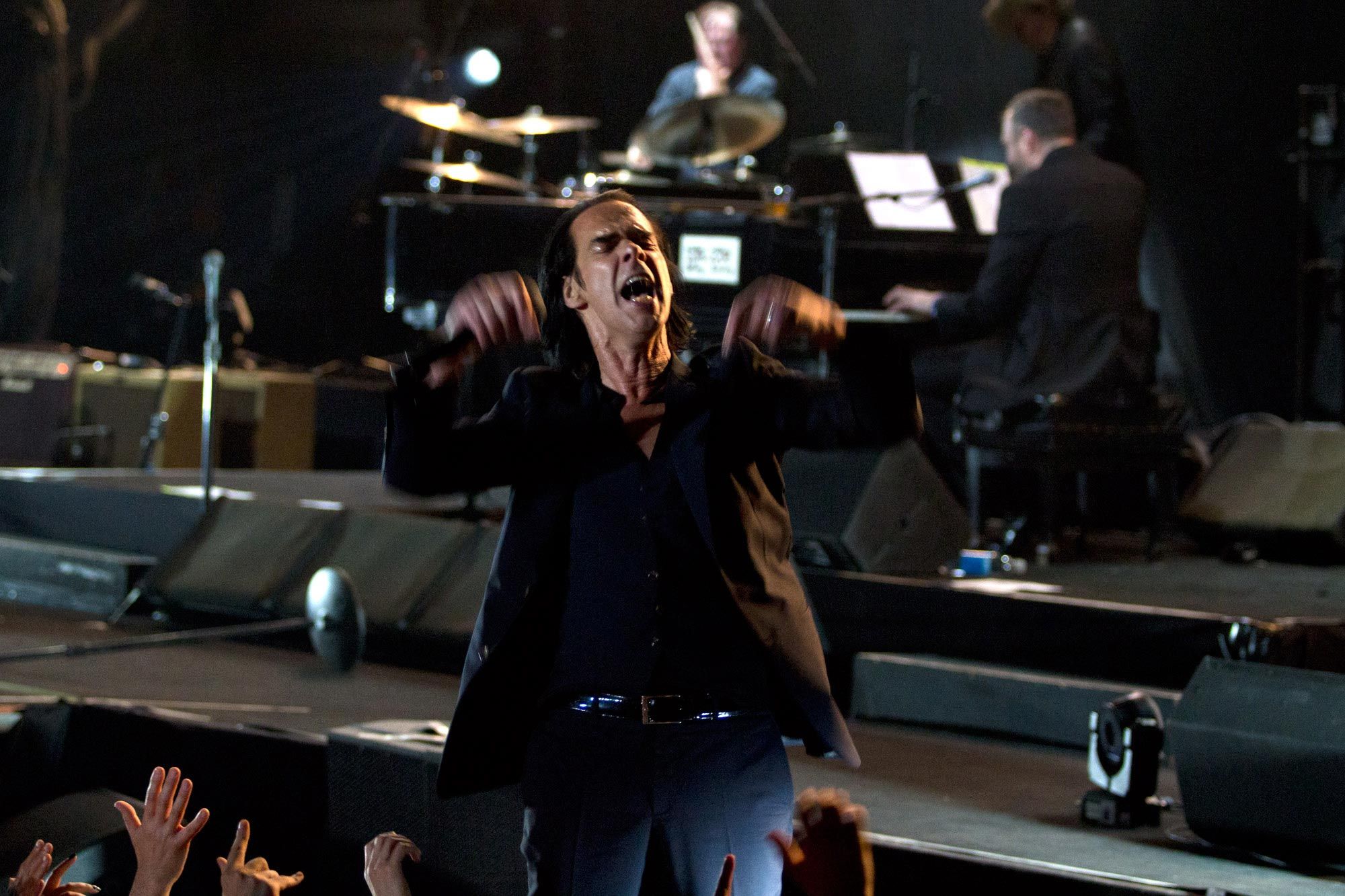 El show de Nick Cave en el Estadio Malvinas Argentinas.