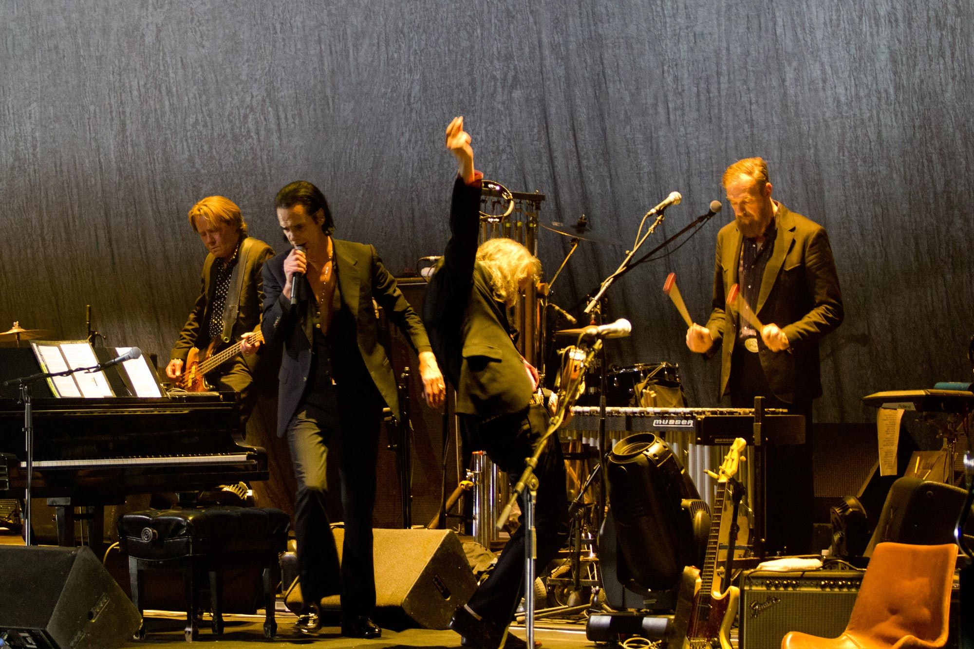 El show de Nick Cave en el Estadio Malvinas Argentinas.