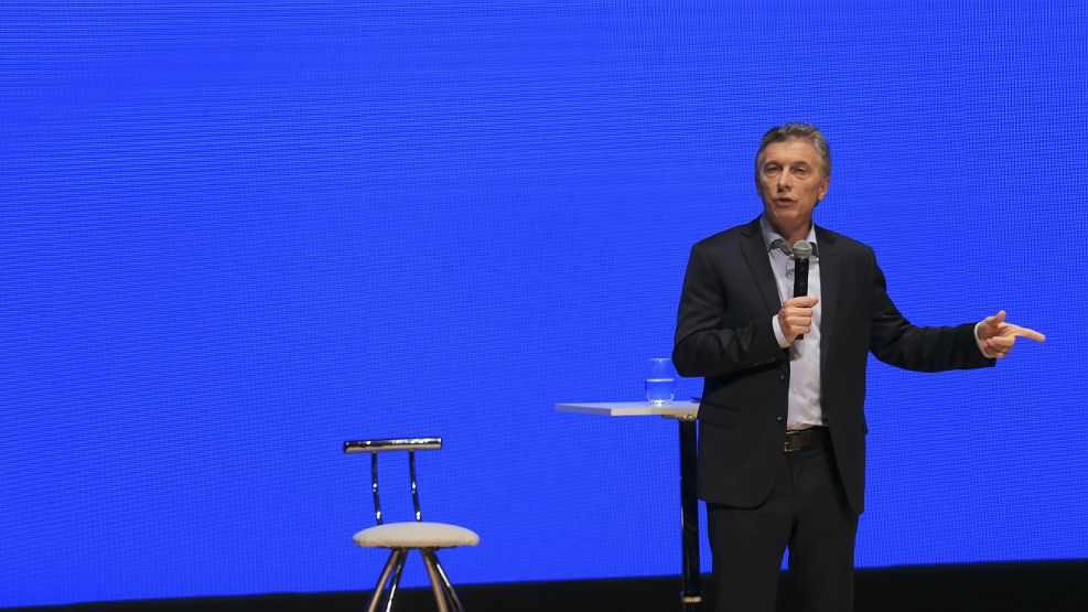 Mauricio Macri, en el panel Argentina Exporta.