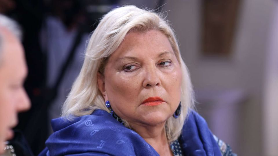 Carrió en el programa de Mitrha Legrand.