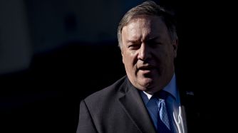 President Trump Meets Secretary Pompeo At The White House