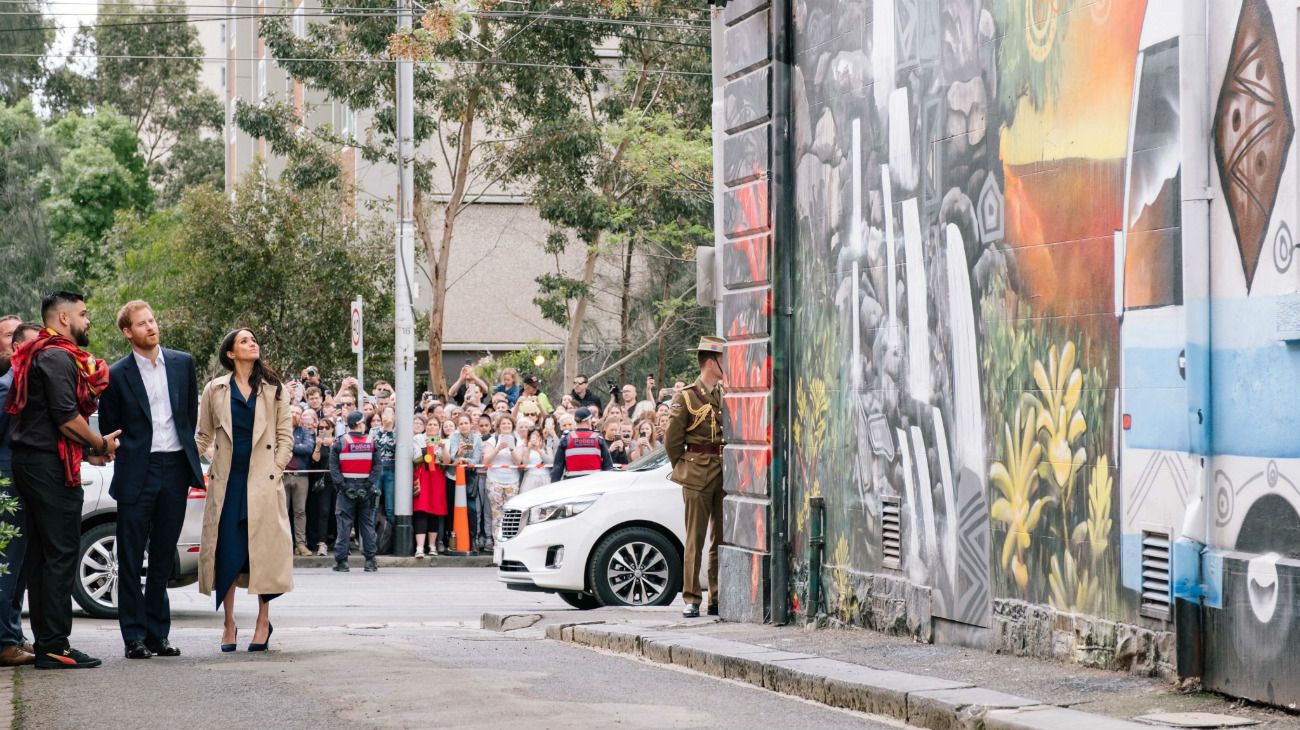 El príncipe Enrique y Meghan llegaron la semana pasada a Sídney, en la primera etapa de un viaje de 16 días por el Pacífico, su primera gran gira por el extranjero desde su boda, en mayo.