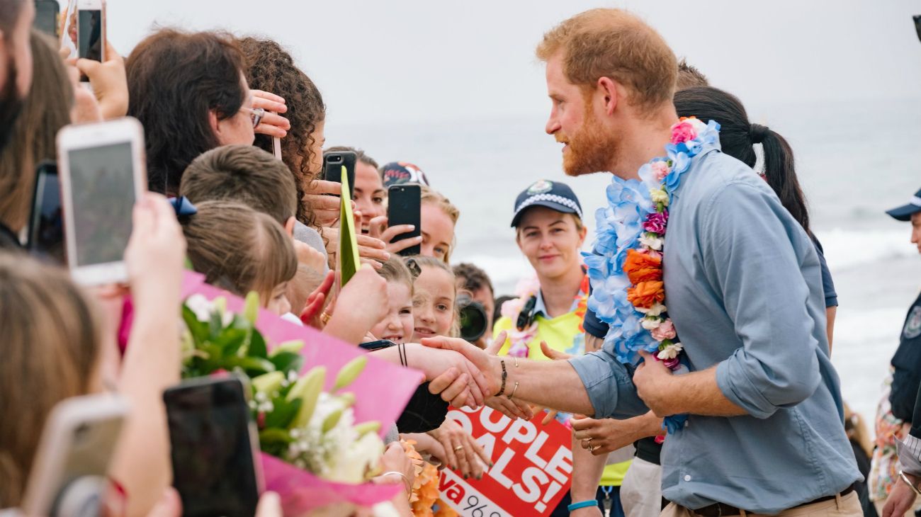 El príncipe Enrique y Meghan llegaron la semana pasada a Sídney, en la primera etapa de un viaje de 16 días por el Pacífico, su primera gran gira por el extranjero desde su boda, en mayo.