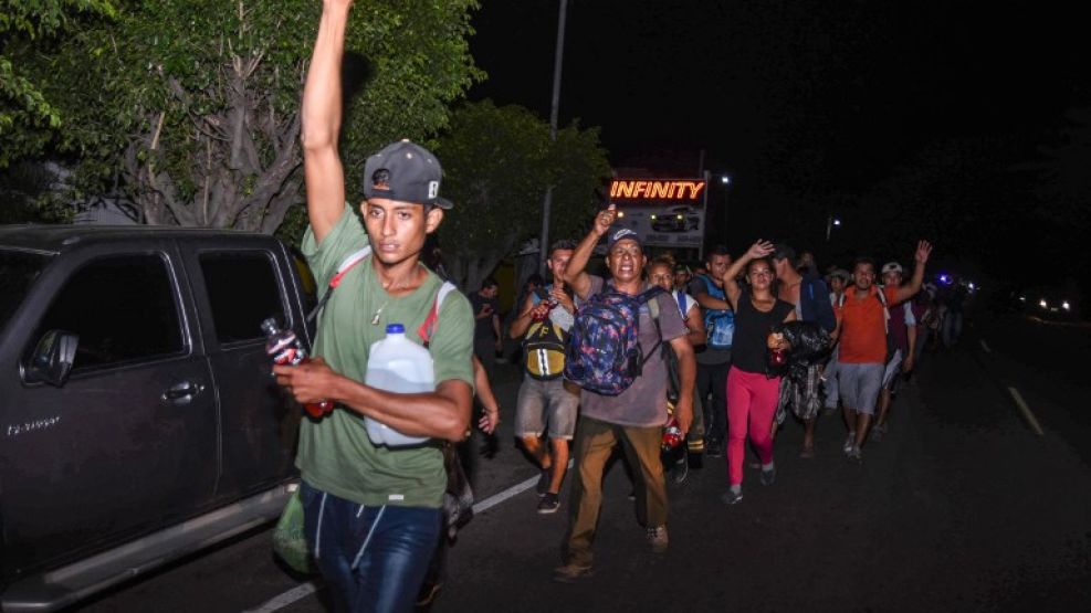 caravana migrantes honduras mexico